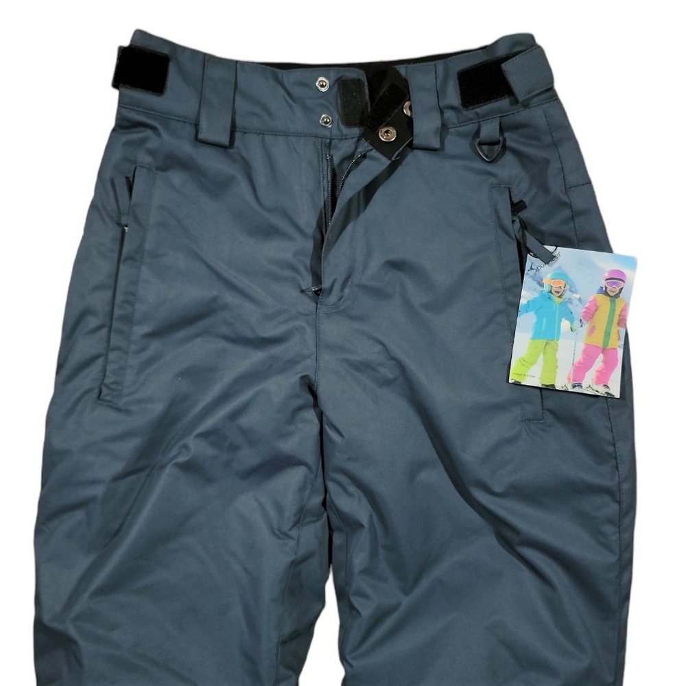 Sportneer Kids Snow Pants Waterproof Ski Pants (Size M) - Picture 6 of 10